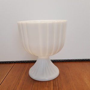 Vintage Milk Glass - Pedestal Base - Compote Bowl/Catch-all